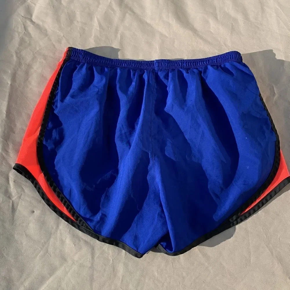 Nike royal blue and‎ pink running shorts with liner size small